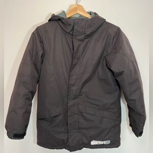 Burton Black DryRide Destroyer Snowboarding Jacket Coat Boys XL 14/16 Ski